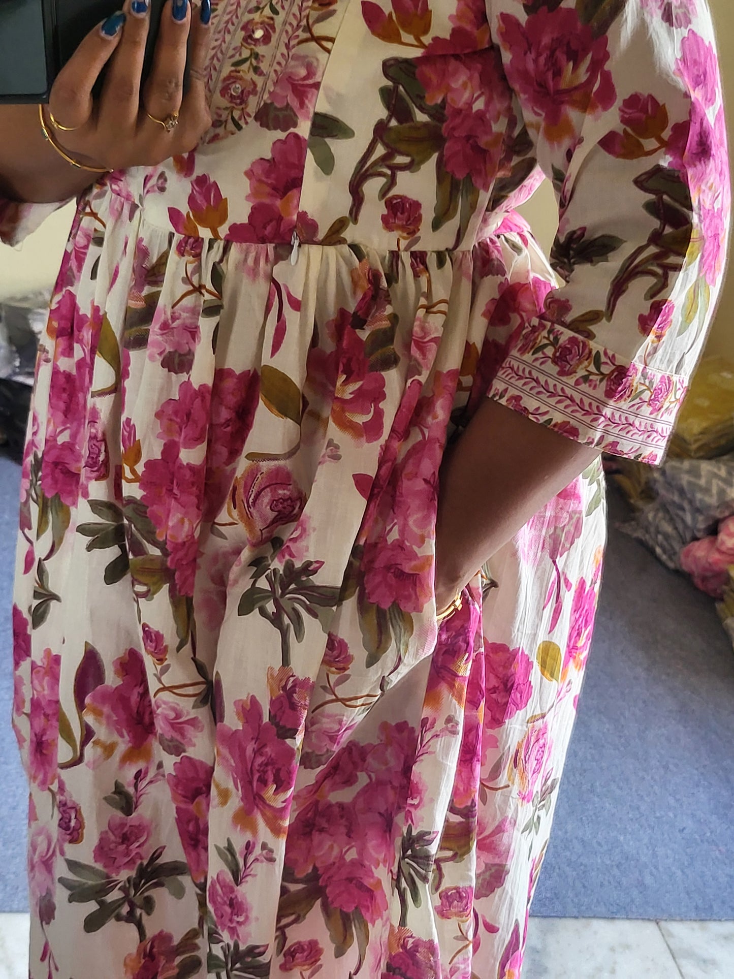 3pc sets in feeding with embroidery work