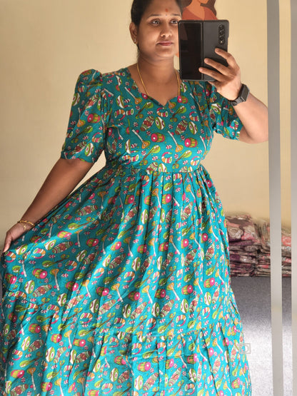 Kalamkaari full lining feeding