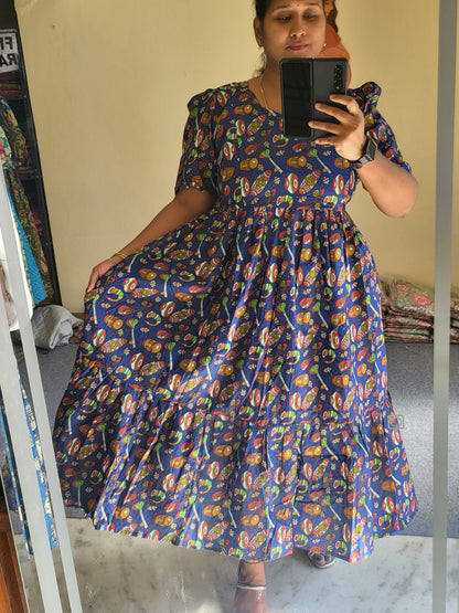 Kalamkaari full lining feeding