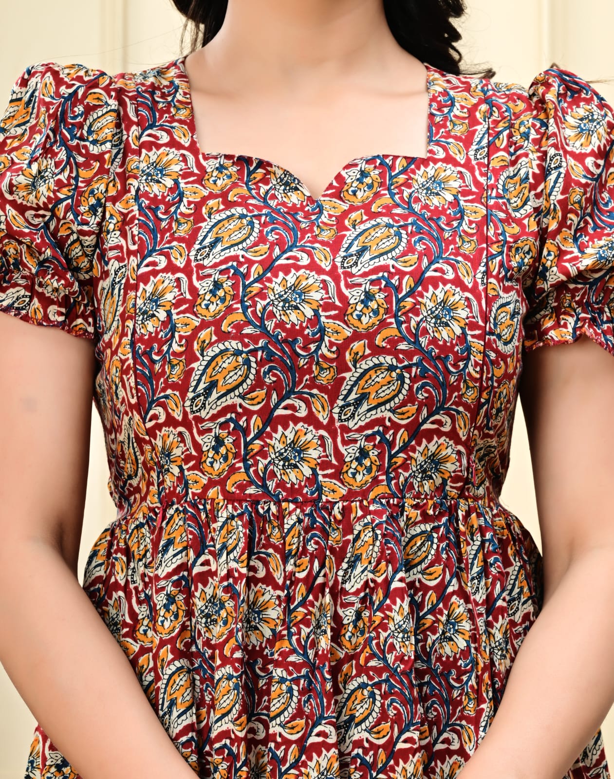Pure cotton feeding Anarkali Kurtis