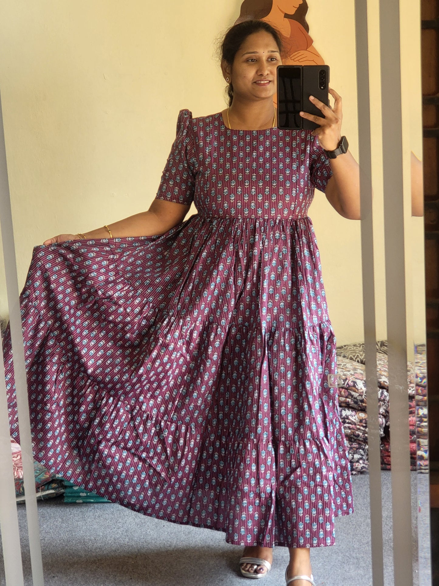 Kathawork feeding kurtis