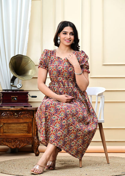 Pure cotton feeding Anarkali Kurtis