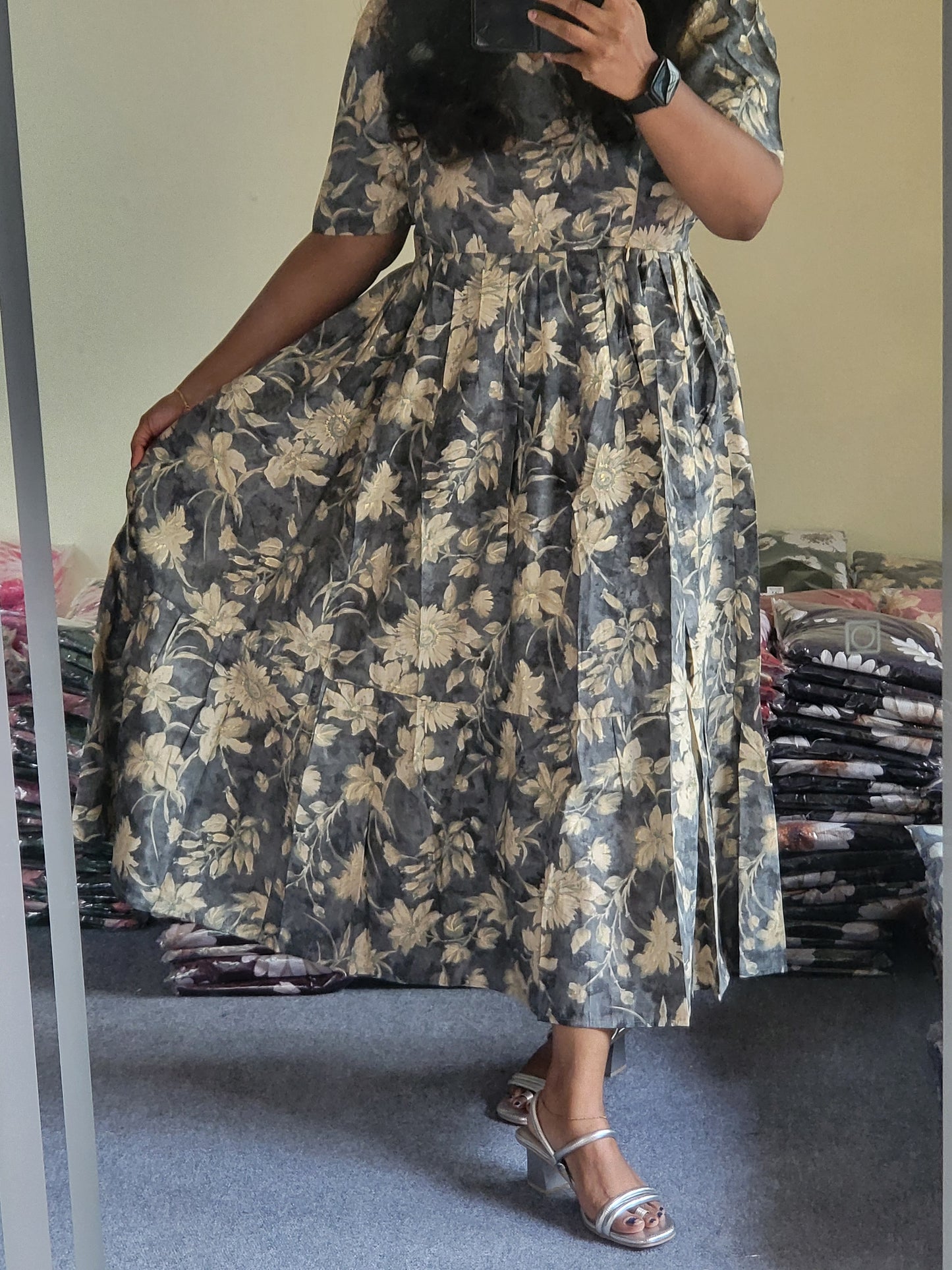 Modal chanderi feeding dresses