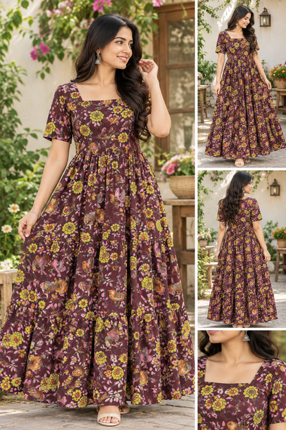 Non feeding Kalamkaari Kurtis 01