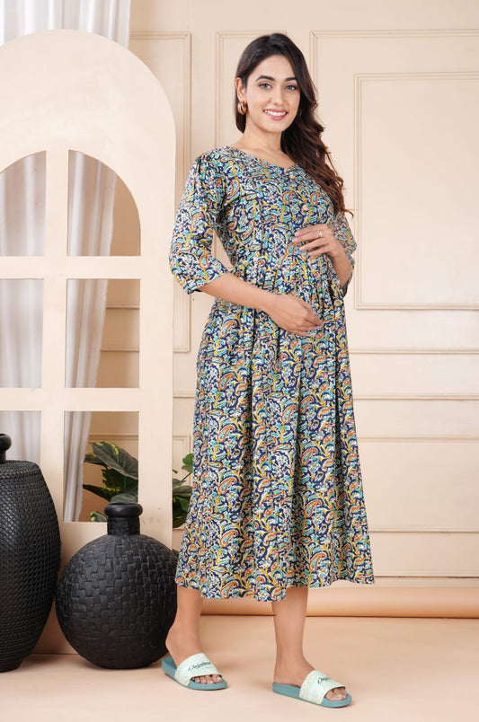 Pure cotton feeding Anarkali