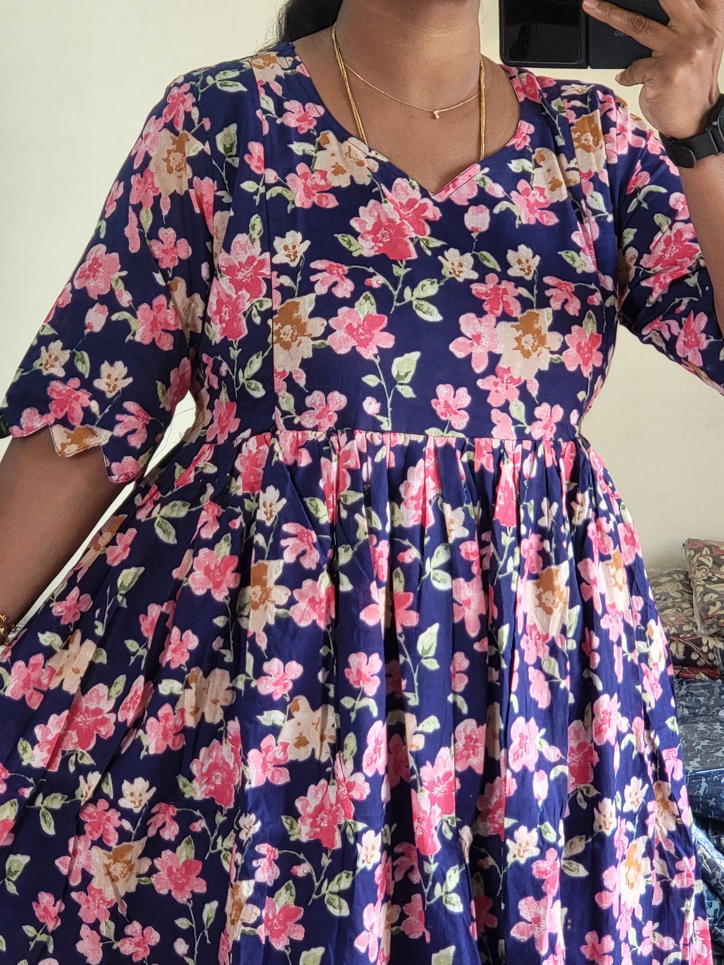 Plus size feeding dresses
