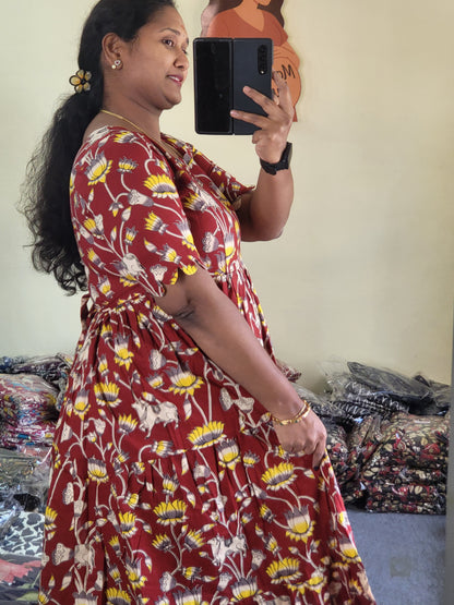 Kalamkaari feeding kurtis