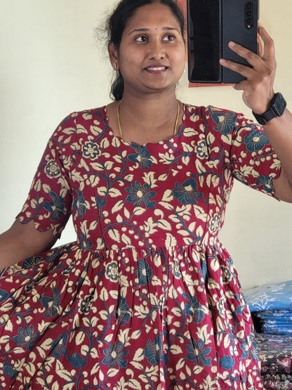 Kalamkaari feeding kurtis