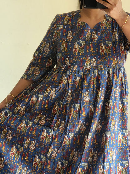 Full lining cotton Anarkali feeding