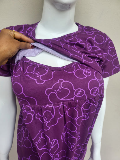 Pullup feeding dresses