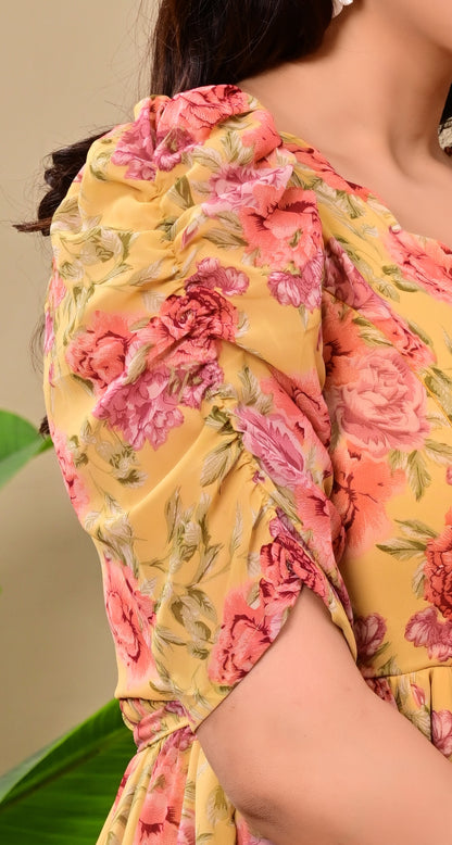 GORGETTE FEEDING KURTIS