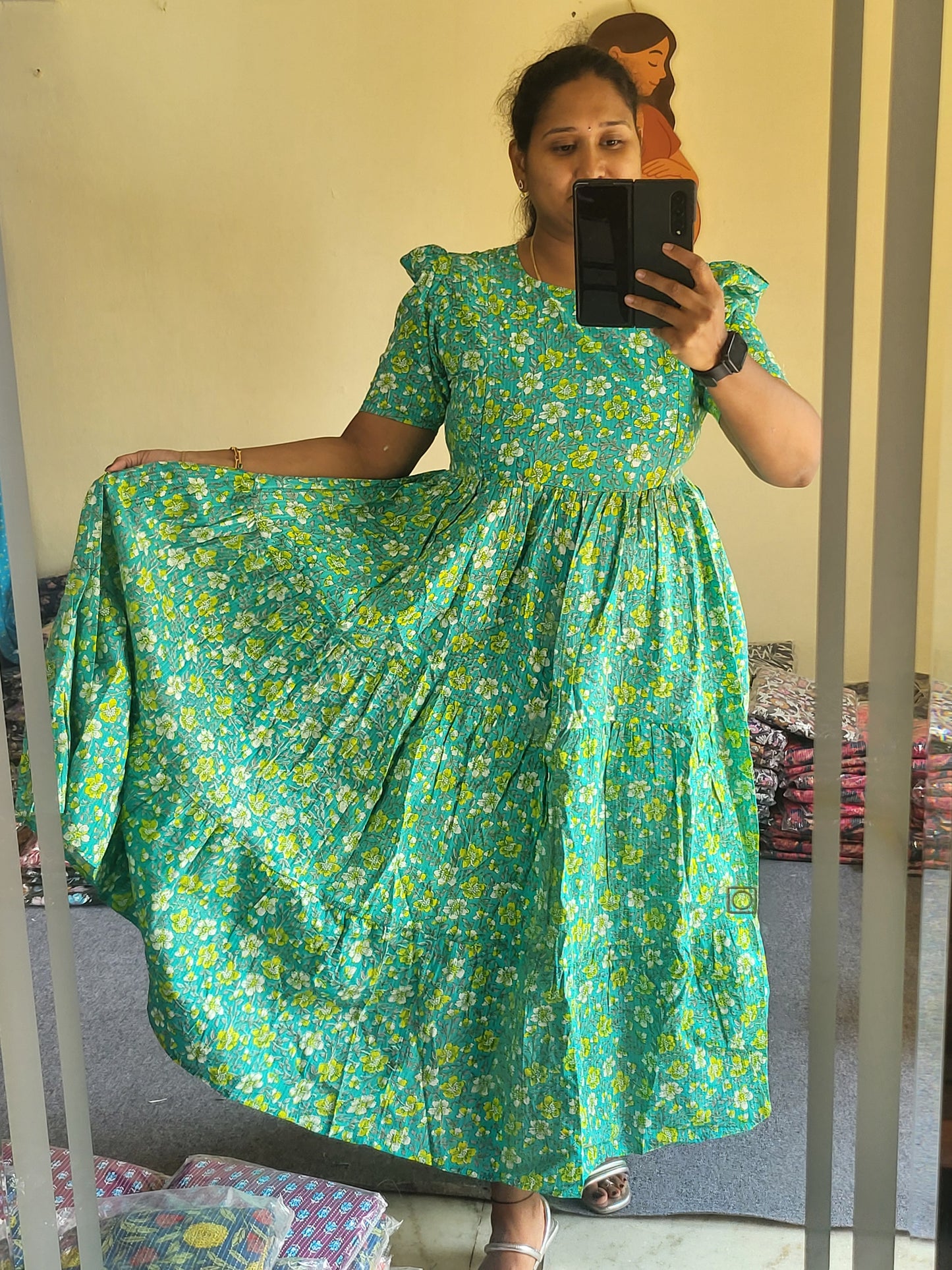 Kathawork feeding kurtis