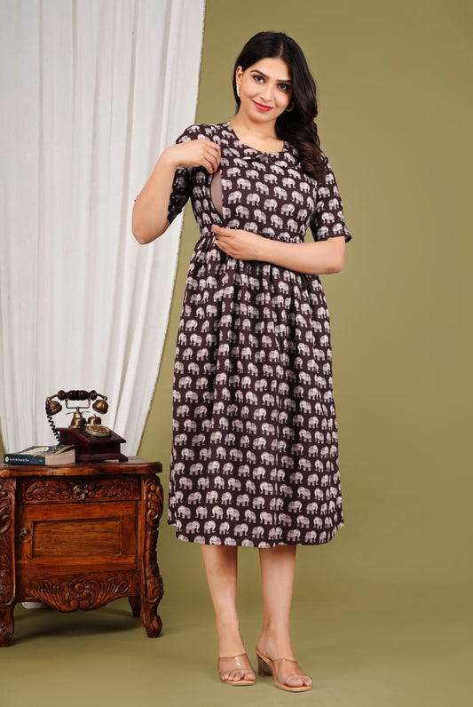 Pure cotton feeding Anarkali