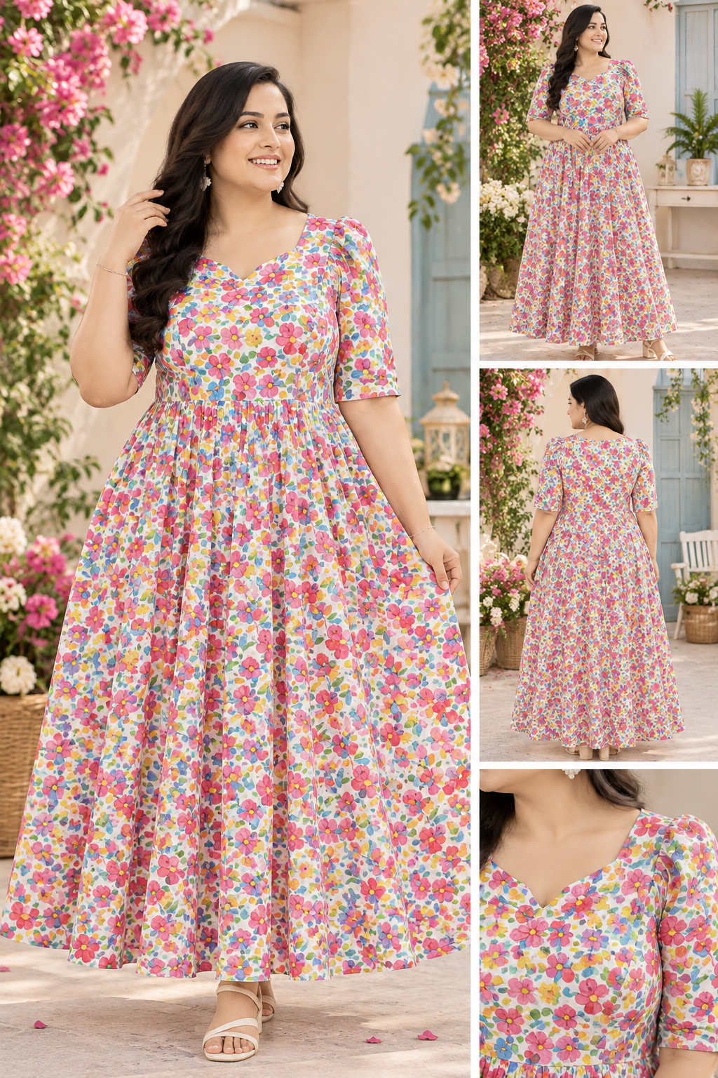 Digital prints Hakoba multiflowes102341