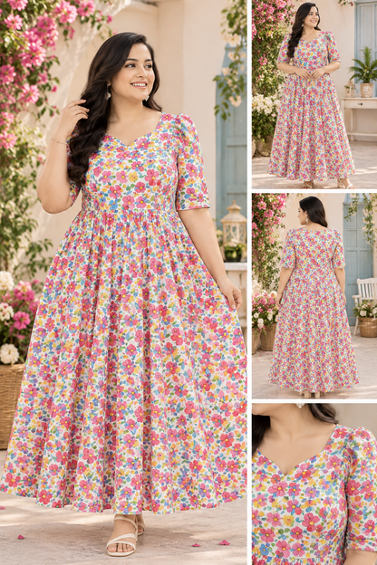 Digital prints Hakoba multiflowes102341