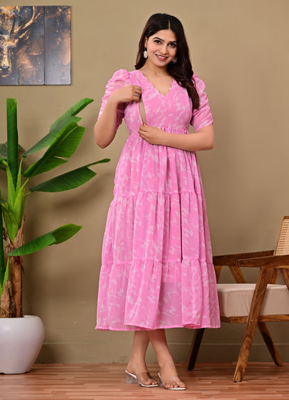 GORGETTE FEEDING KURTIS