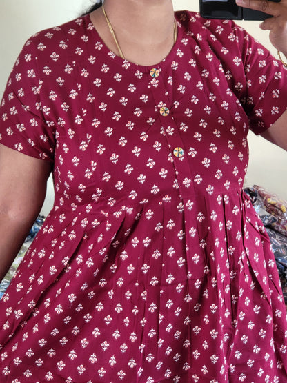 Feeding frock/nighties (2 in 1)