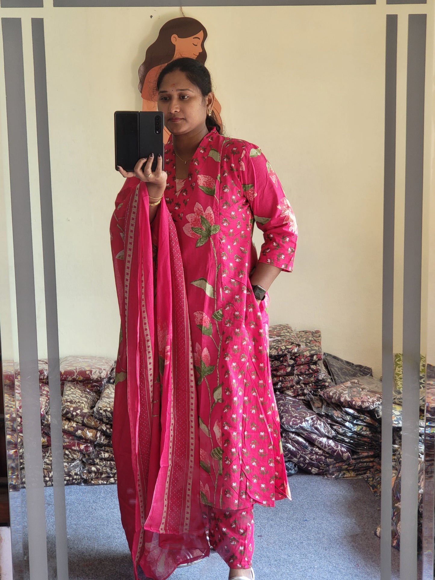 3Pc Sets Feeding in A line Pattern