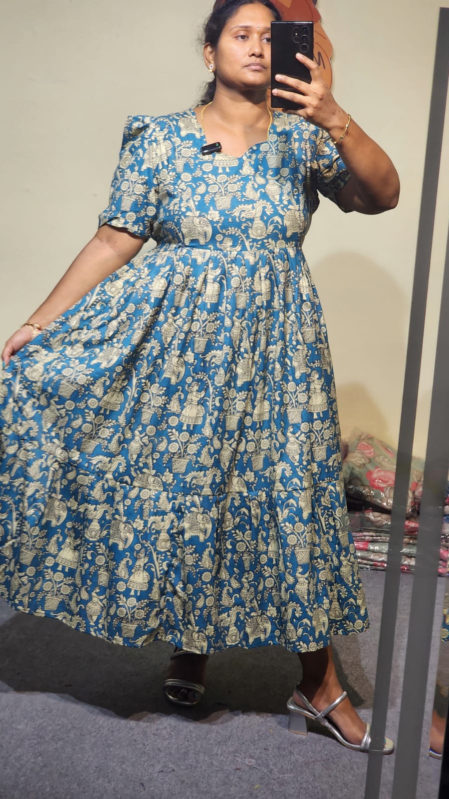 Kalamkaari print feeding kurtis