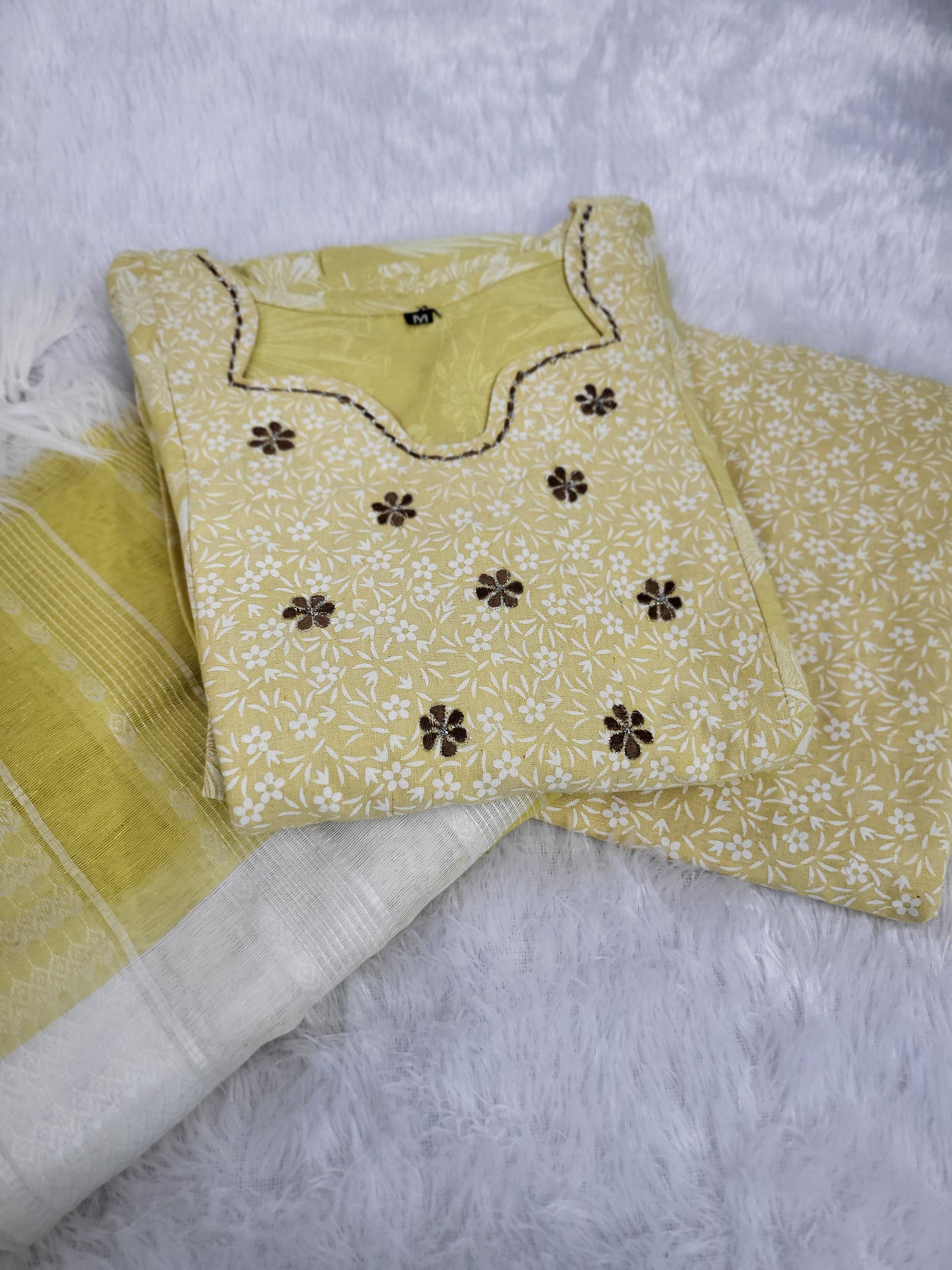 3pc sets in handloom cotton 2ndylw