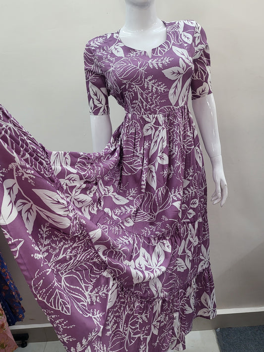 Deltacrepe feeding dresses