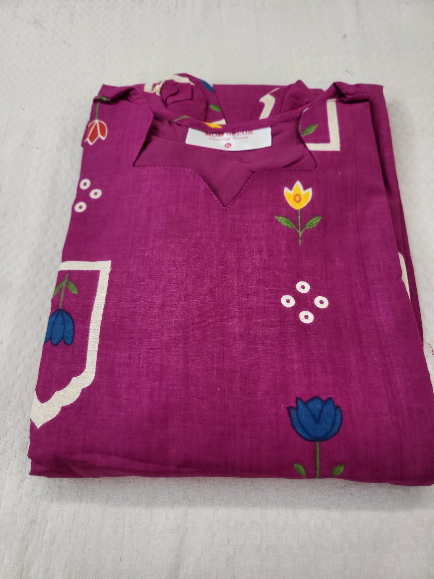 Feeding cutwork Anarkali