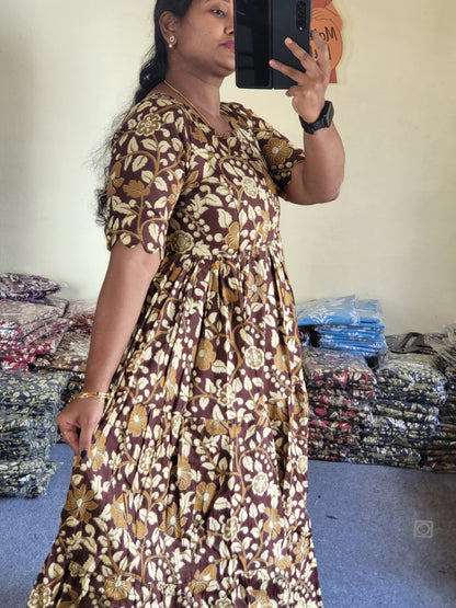 Kalamkaari feeding kurtis