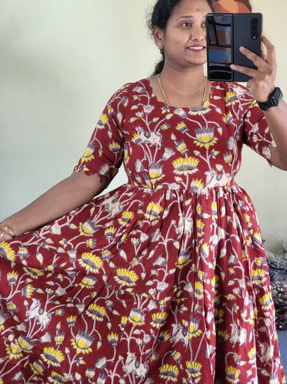 Kalamkaari feeding kurtis