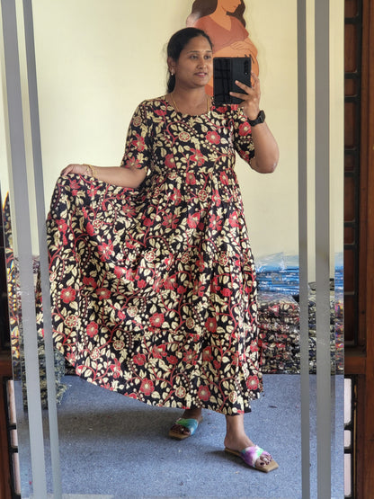 Kalamkaari feeding kurtis