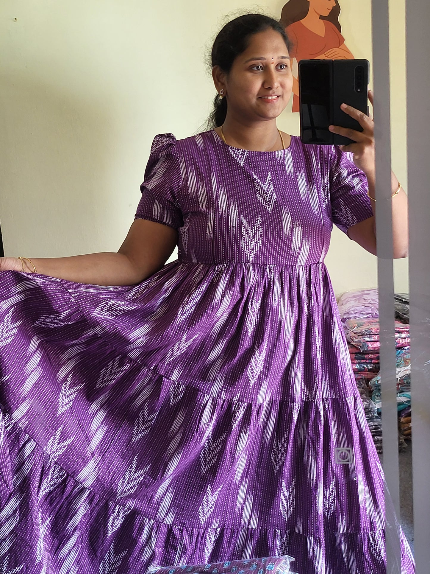 Kathawork feeding kurtis