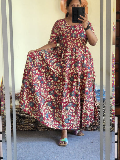 Kalamkaari feeding kurtis