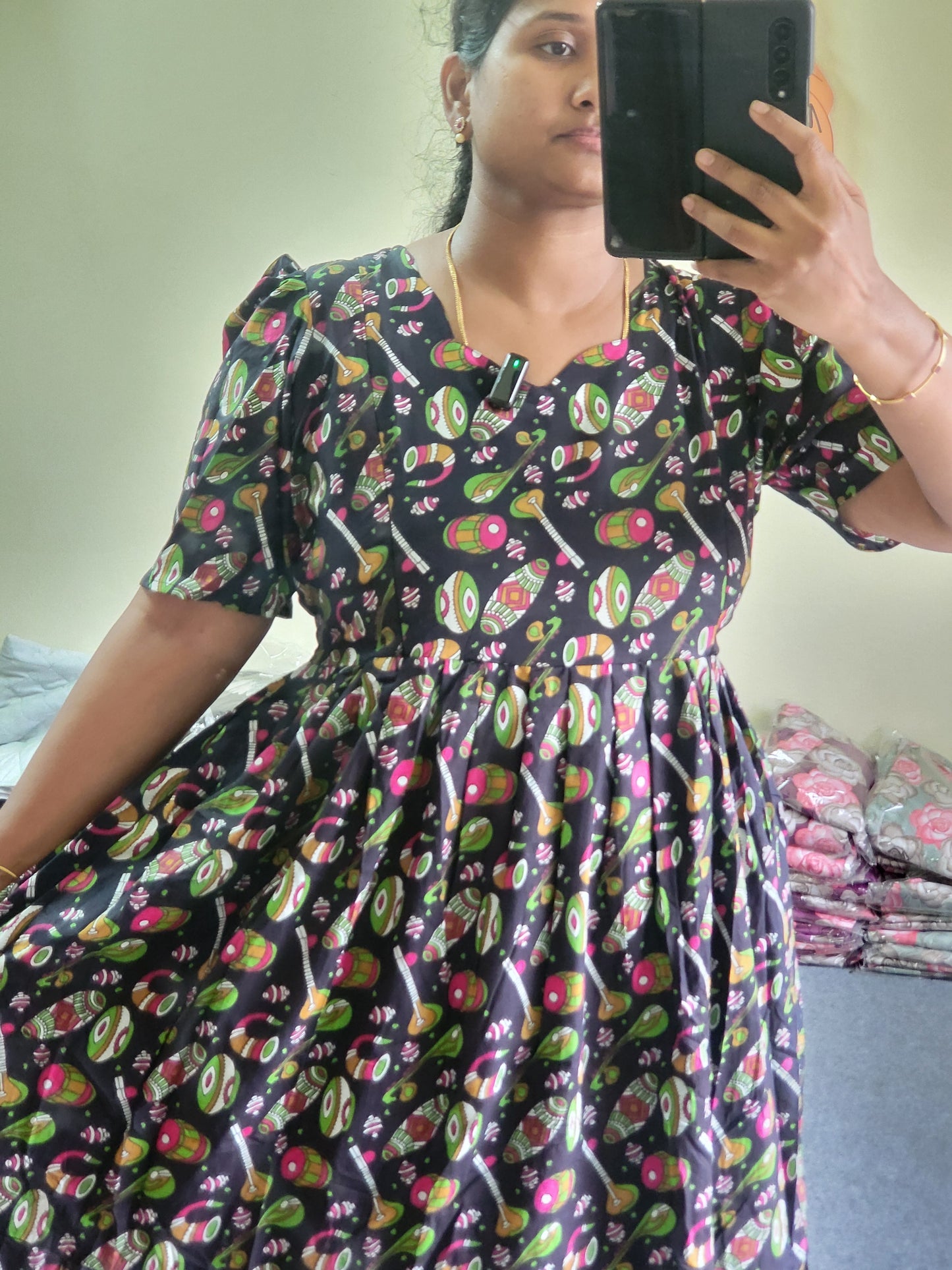Kalamkaari print feeding kurtis