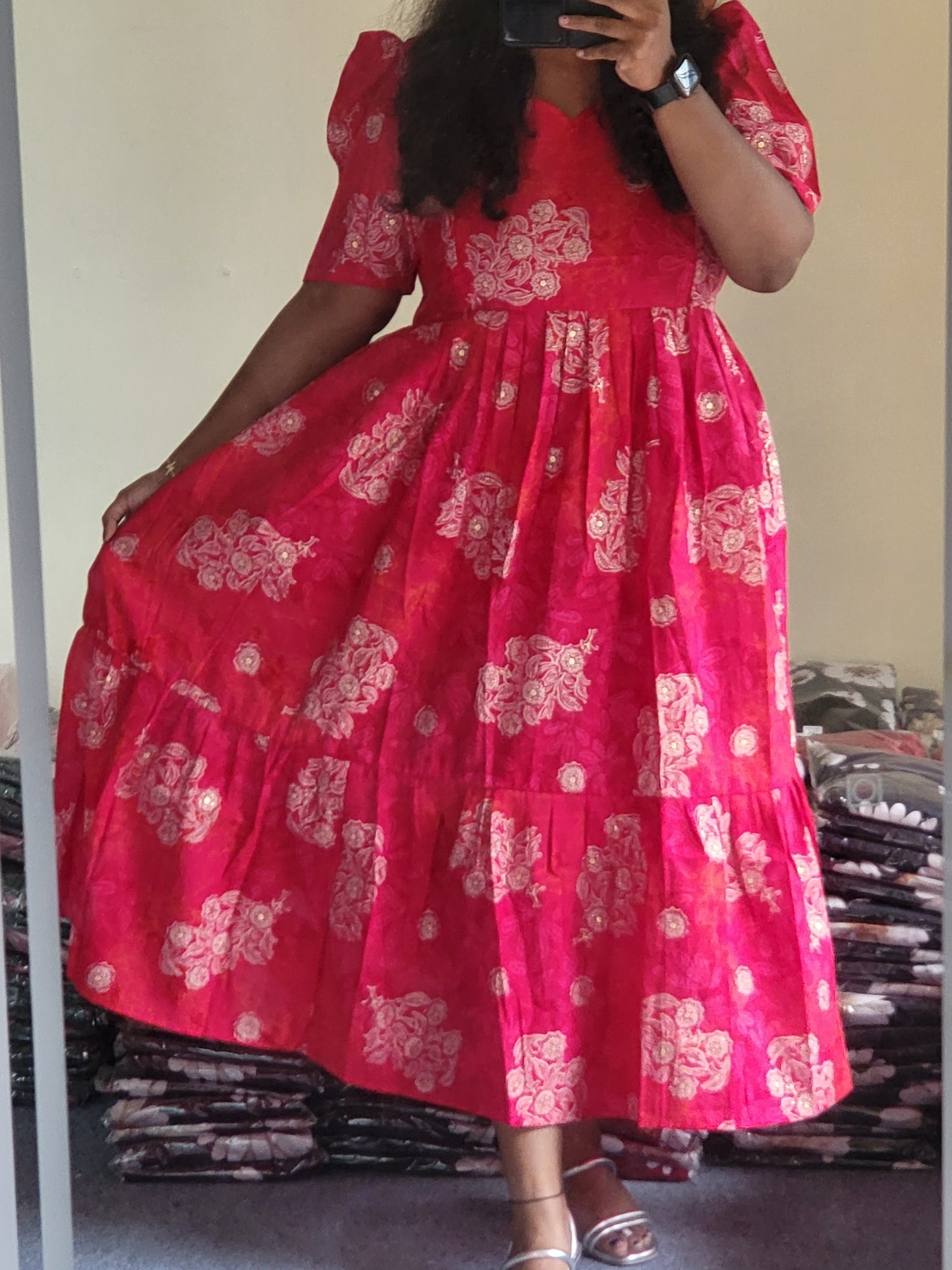 Modal chanderi feeding dresses