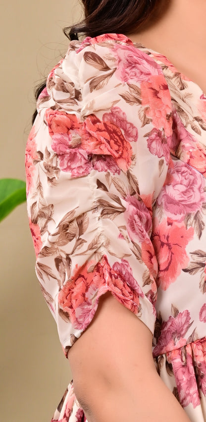 GORGETTE FEEDING KURTIS