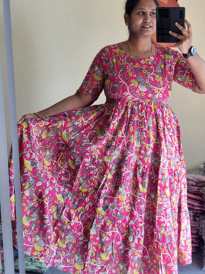 Kalamkaari feeding kurtis