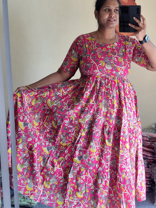 Kalamkaari feeding kurtis