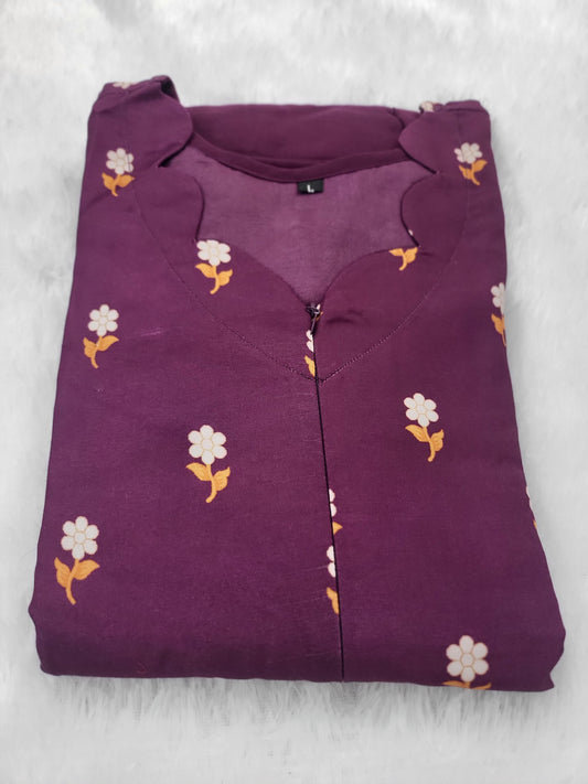 699/- center zip wine clr
