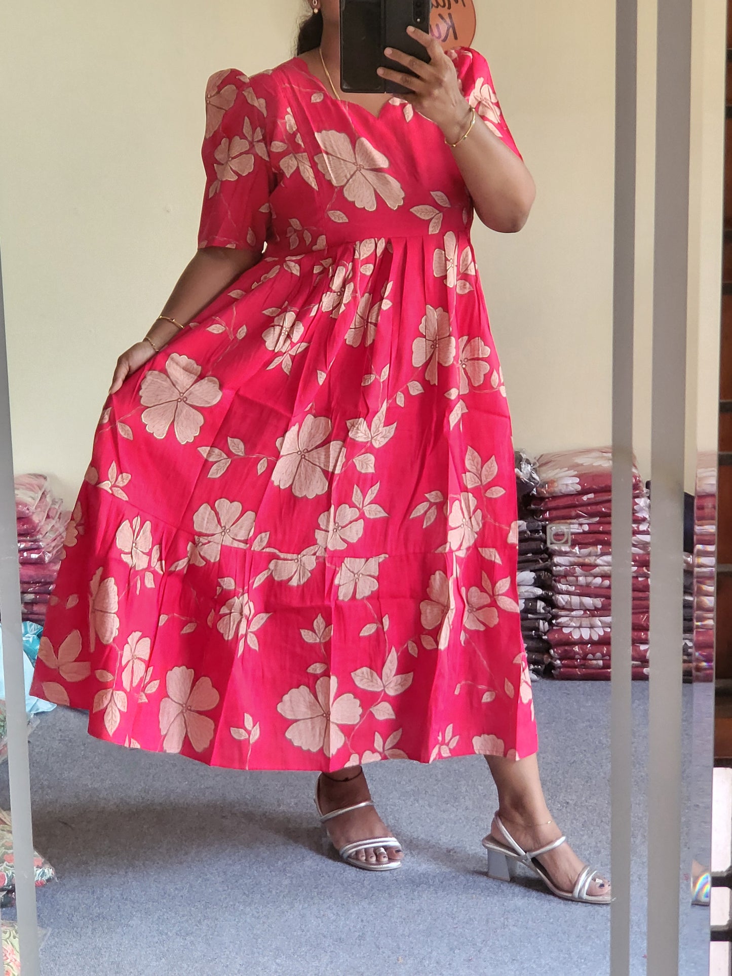 Modal chanderi feeding dresses