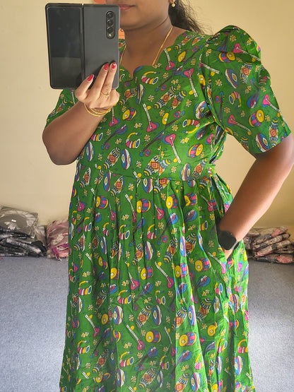 Kalamkaari full lining feeding