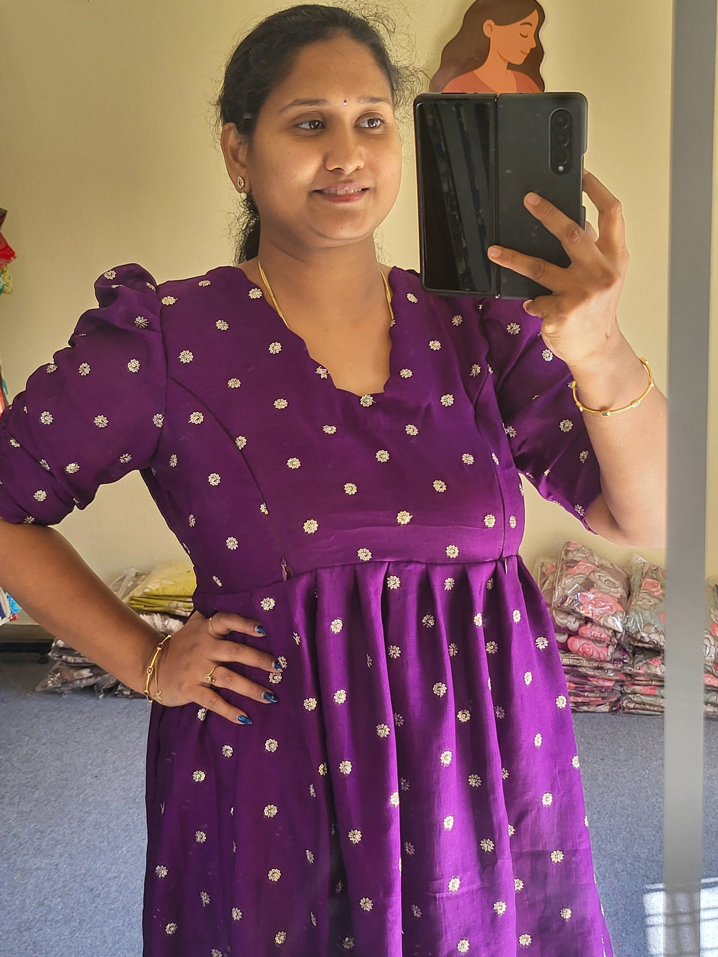 Partywear 1pc in feeding