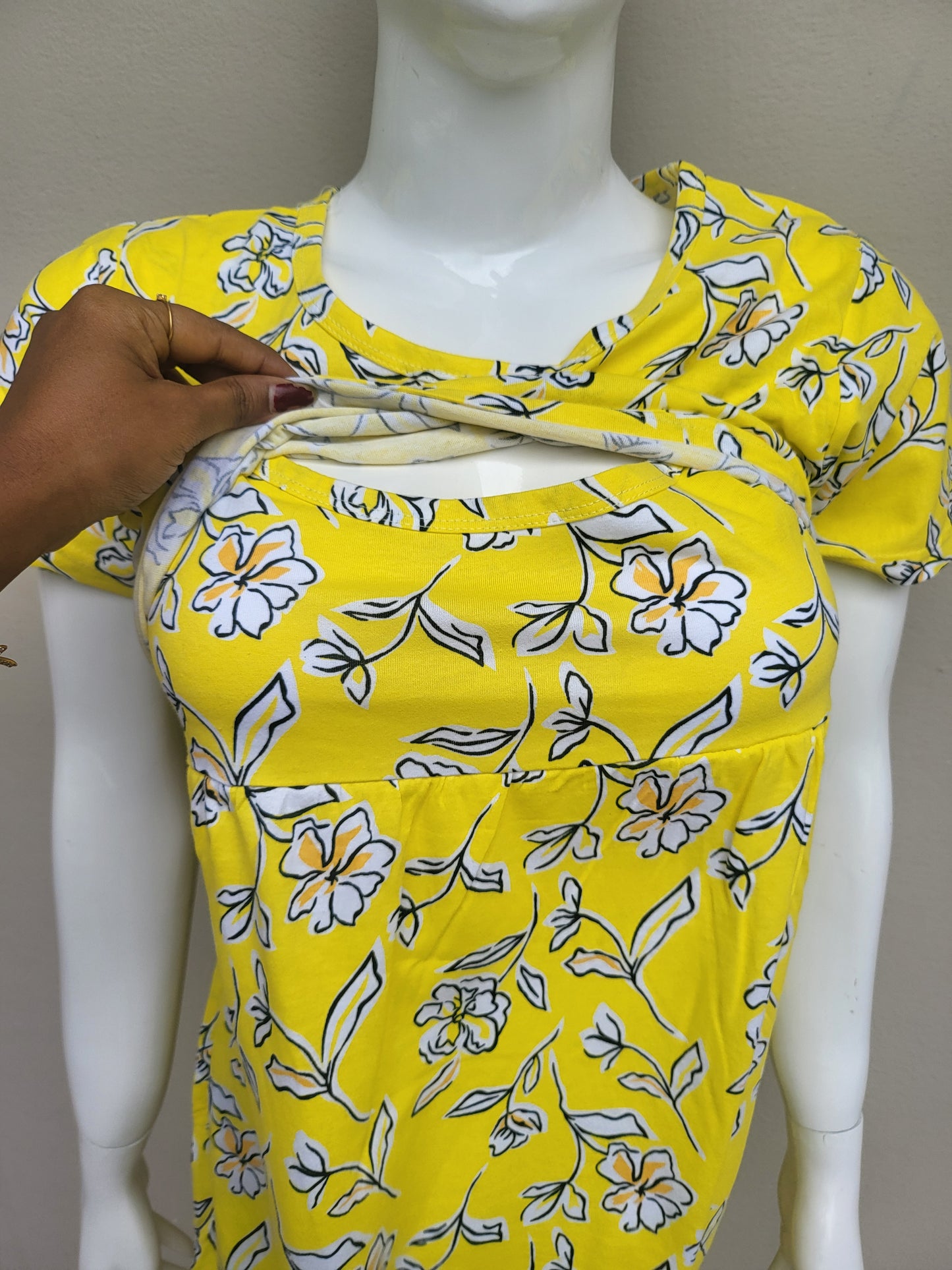 Pullup feeding dresses