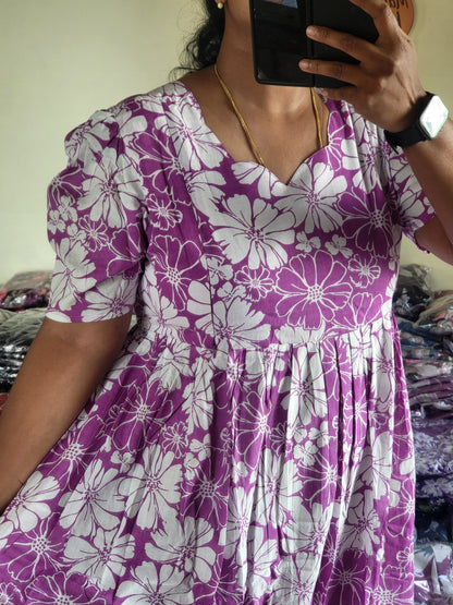 Pure cotton feeding kurtis