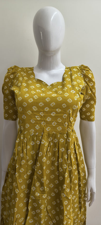 Yellow bandhini summer