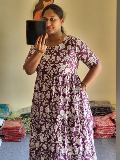 Kalamkaari feeding kurtis